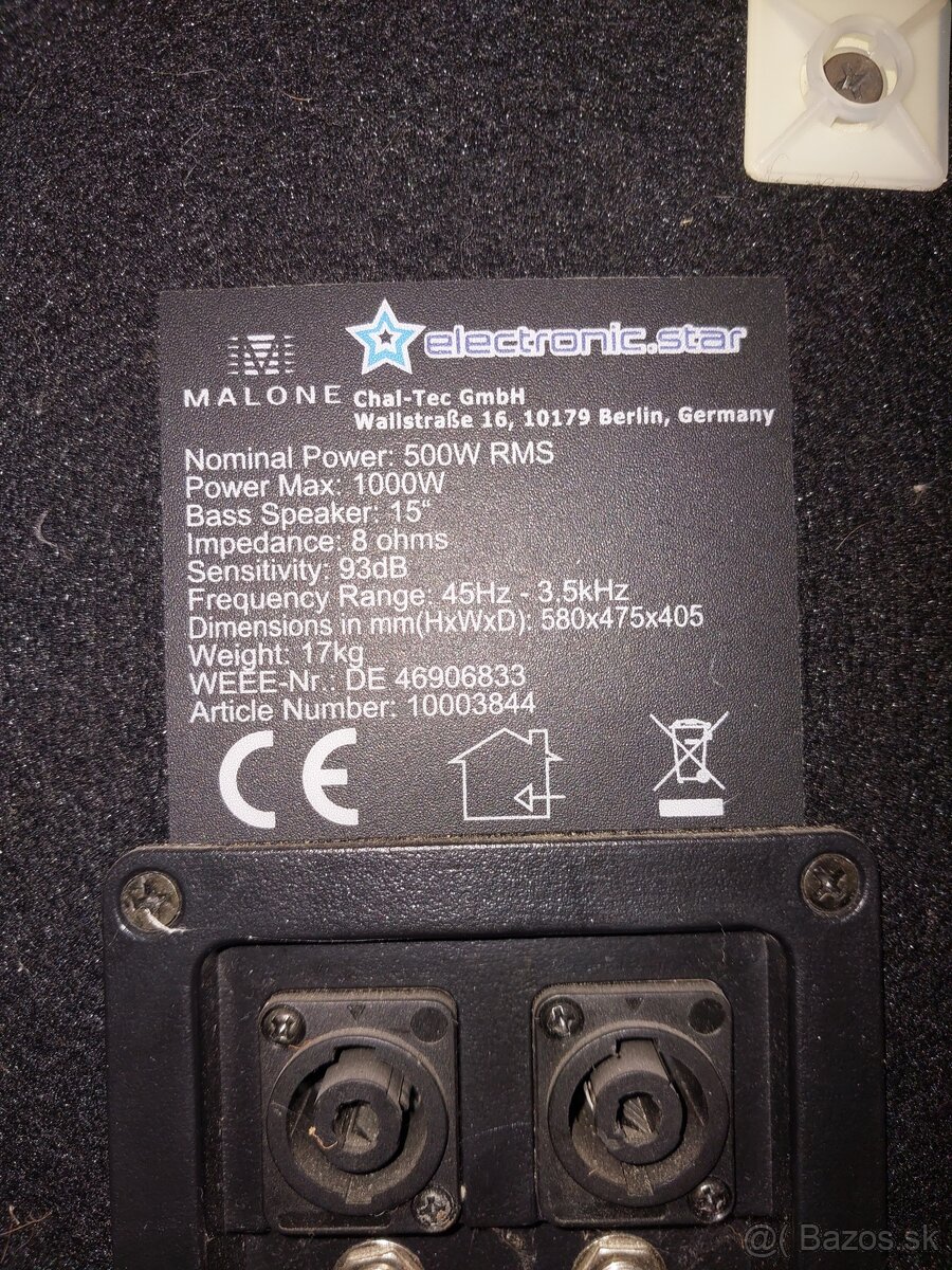 Pasívny subwoofer 1000W - 2