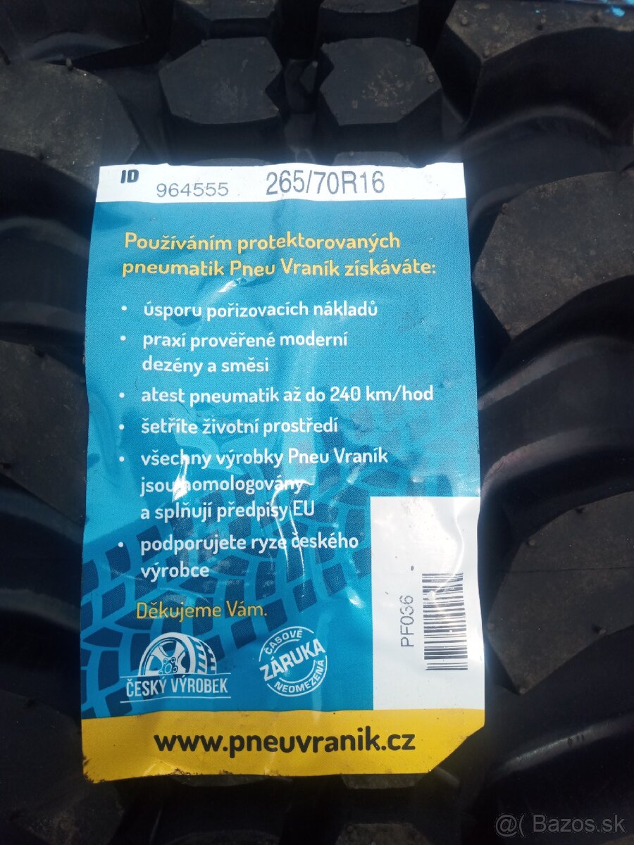 265/70 R16 T3 Vraník 4x4, Offroad