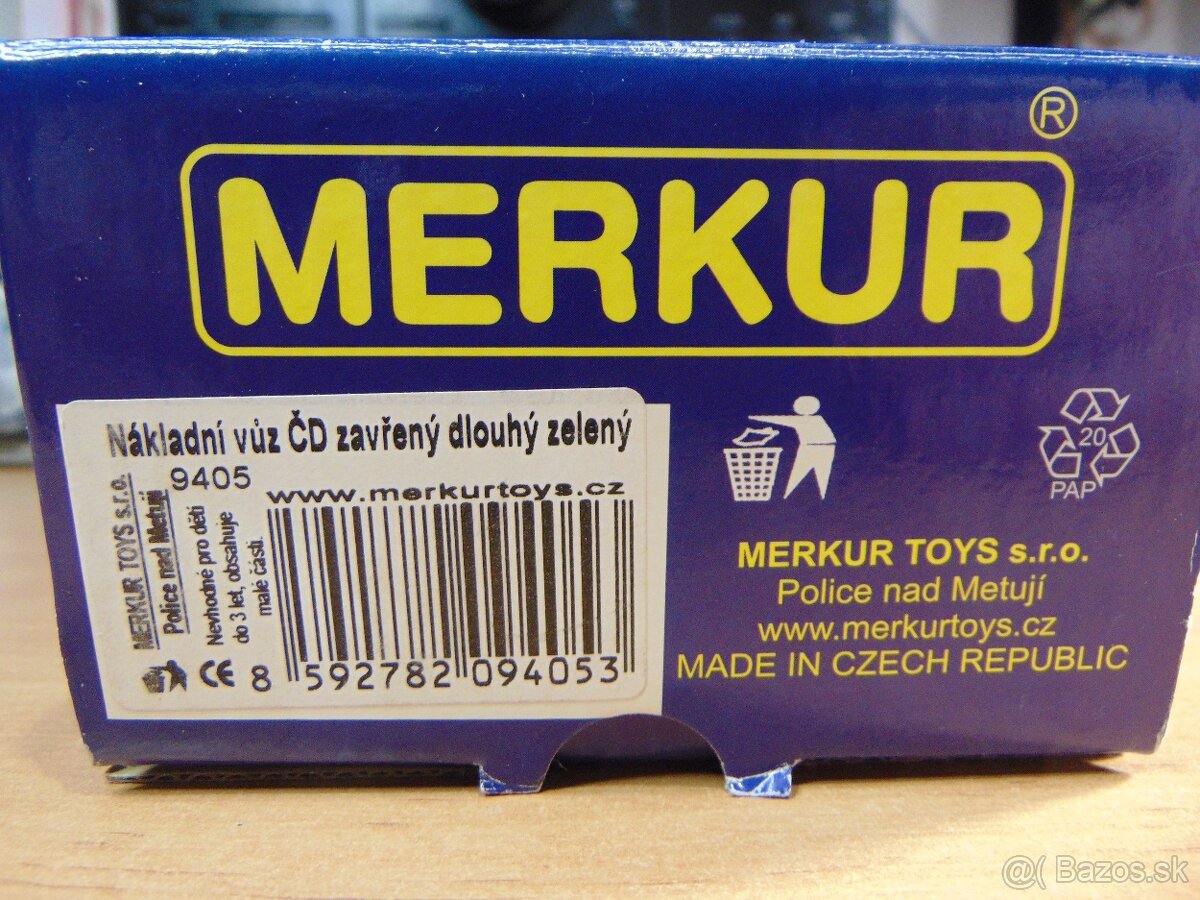 modelová železnica MERKÚR 0 -náklad. vagóny - 2