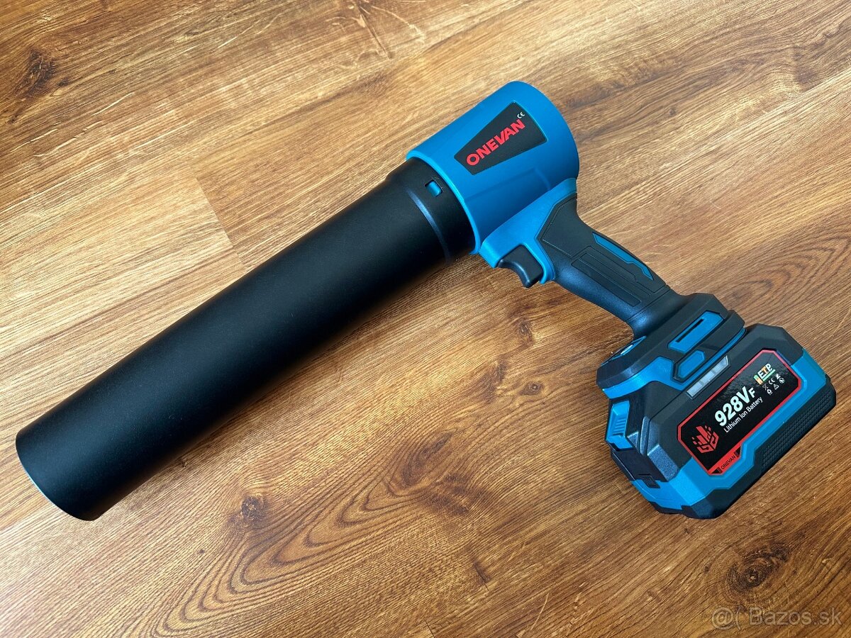 AKU bezuhlíkový TURBO fúkač 4000W / 300 000 ot. / 400 m/s - 2