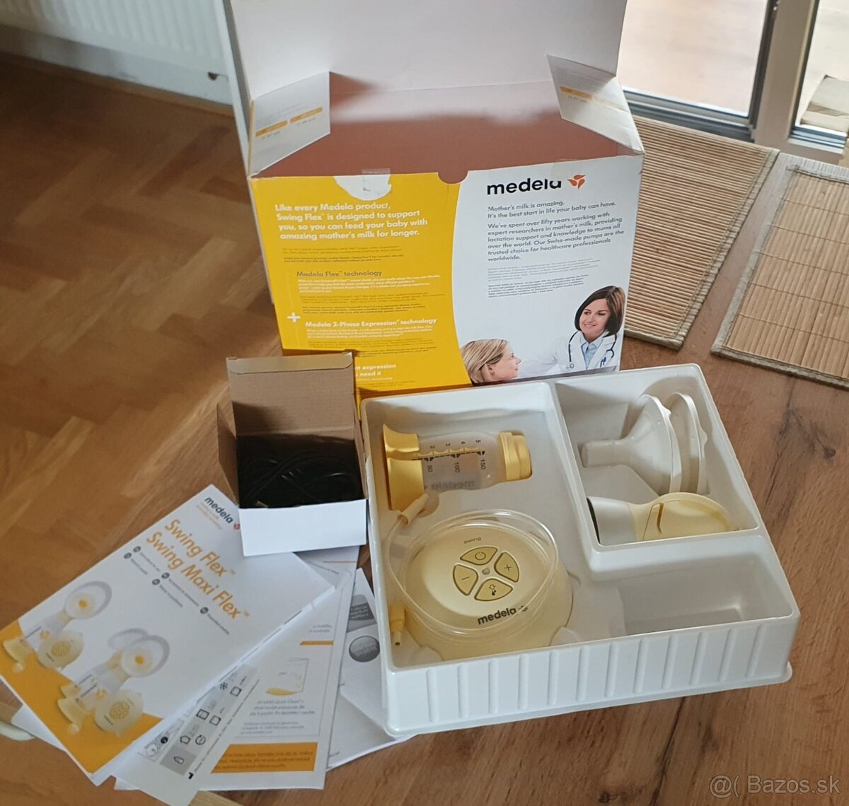 Predám elektrickú odsávačku MEDELA Swing Flex - 2