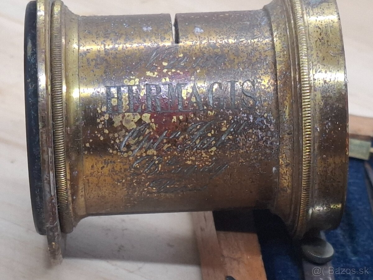 Predám starožitný objektív HERMAGIS PARIS Aplanat Paris - 2