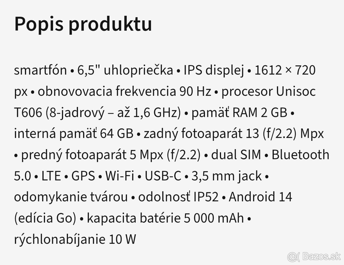 Motorola E14, nový nepoužitý - 2