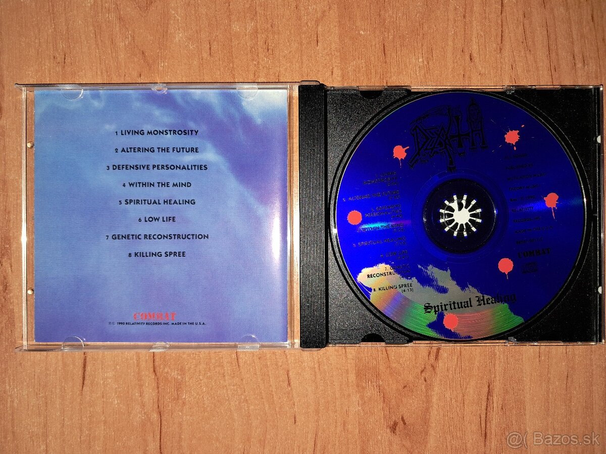 metal CD - DEATH - Spiritual Healing - 2