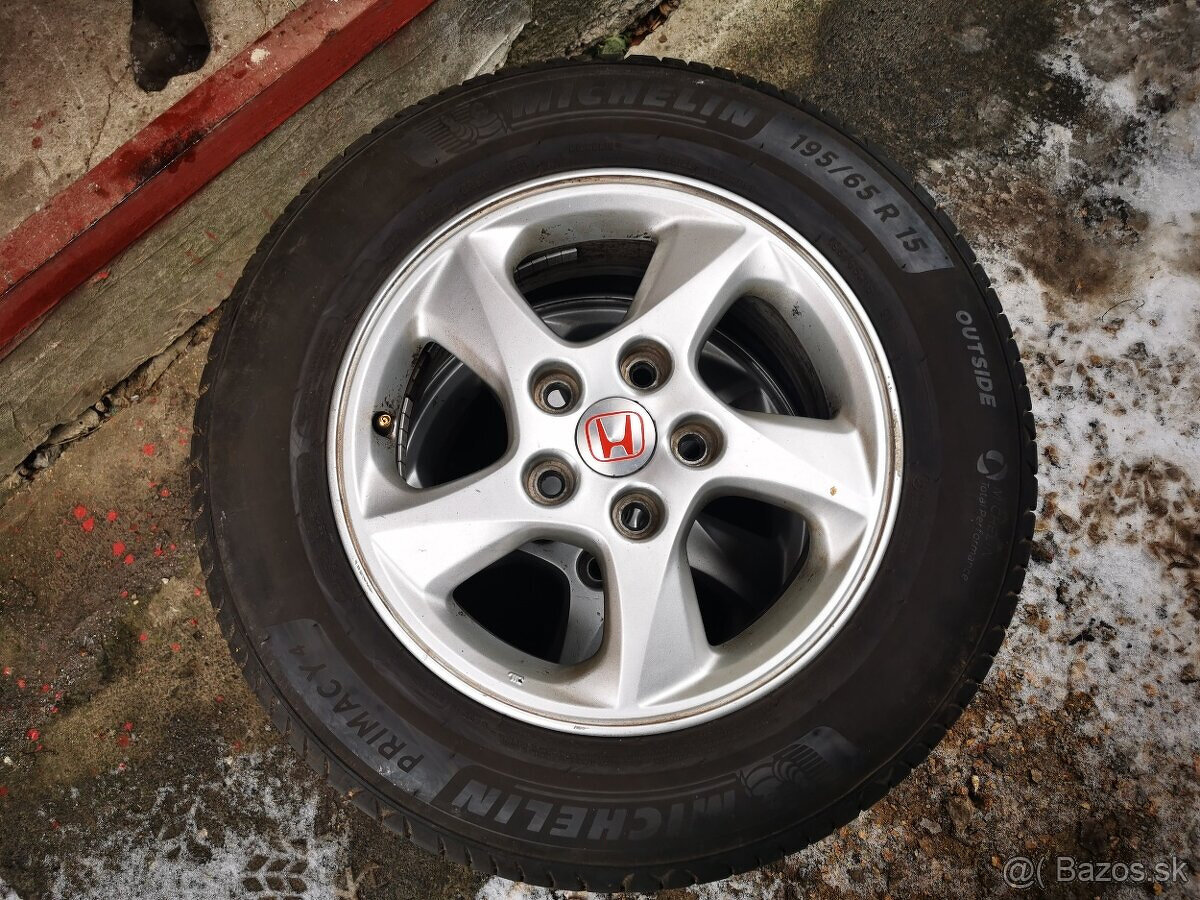 Al disky +pneu honda fr-v - 2