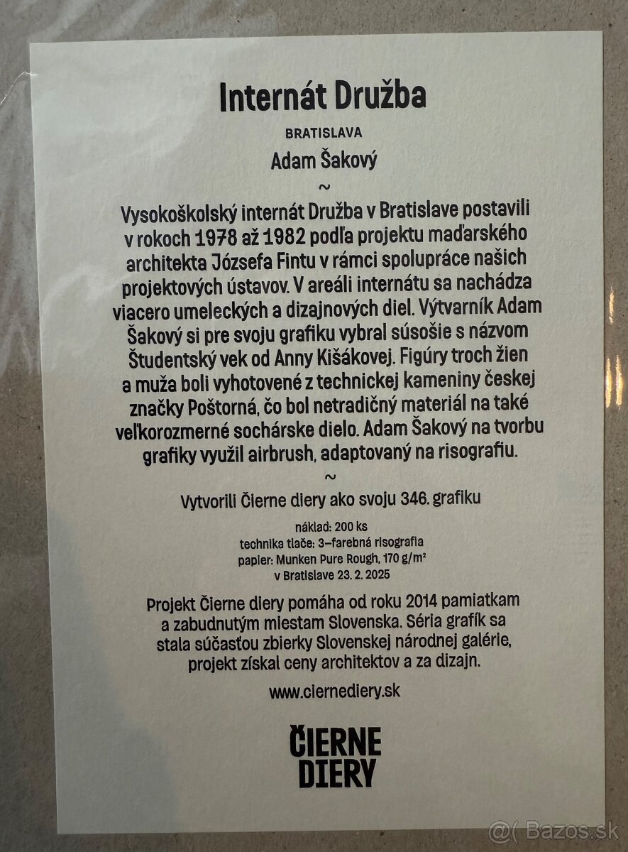Čierne diery - Internát Družba - 2