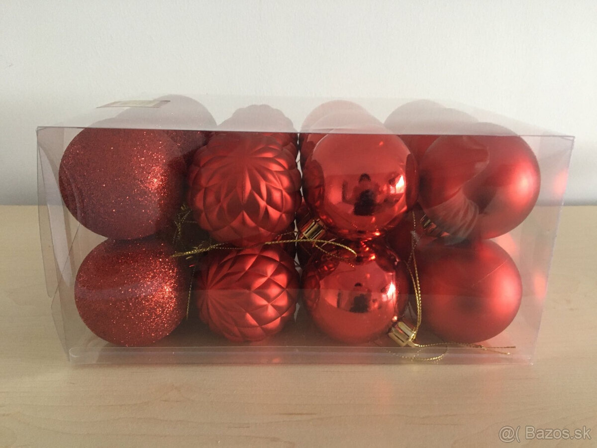 Vianočné ozdoby - 24ks - 2