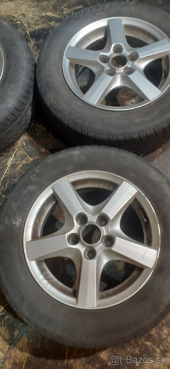 Predám elektróny + gumy. 5x112 r15 - 2