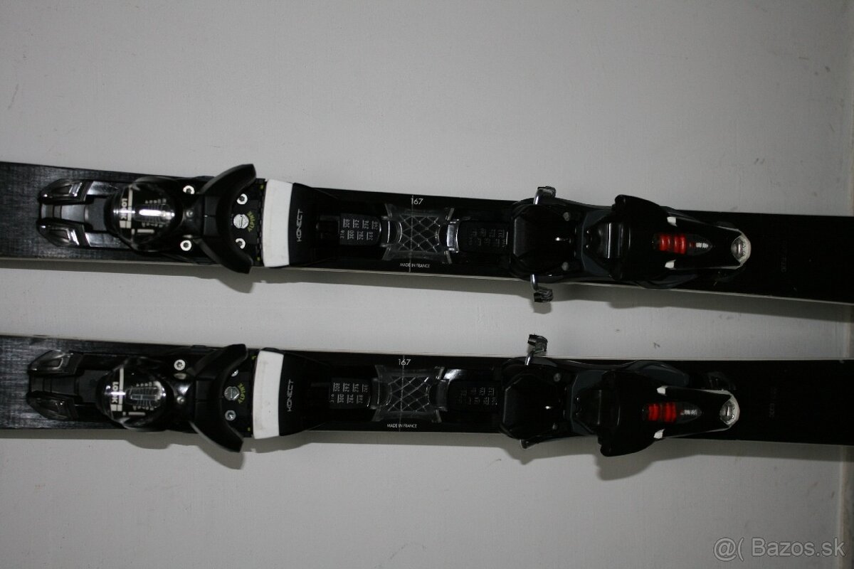 lyže Rossignol 167 cm drevene jadro , titan, DIN 12 - 2