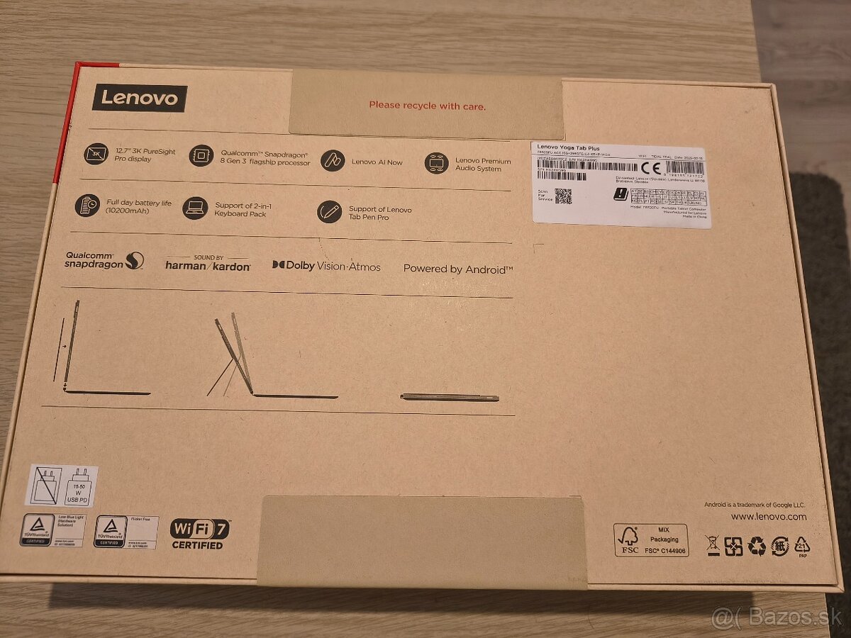 Predam Lenovo Yoga Tab Plus ZAEG0039CZ - 2