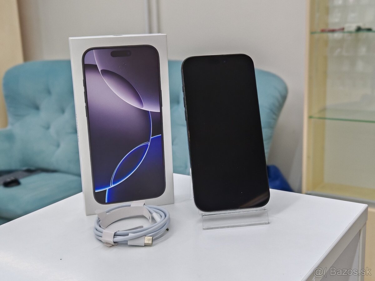 Apple iPhone 16 Pro Max 256GB | Black Titanium | NOVÝ KUS - 2