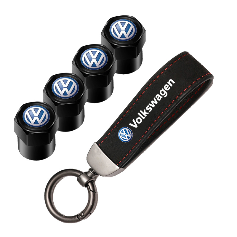 kožená klúčenka + čiapočky volkswagen - 2