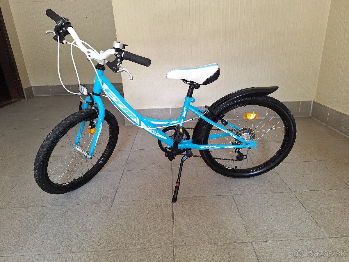 Predám detský bicykel 20kola Ctm modry - 2