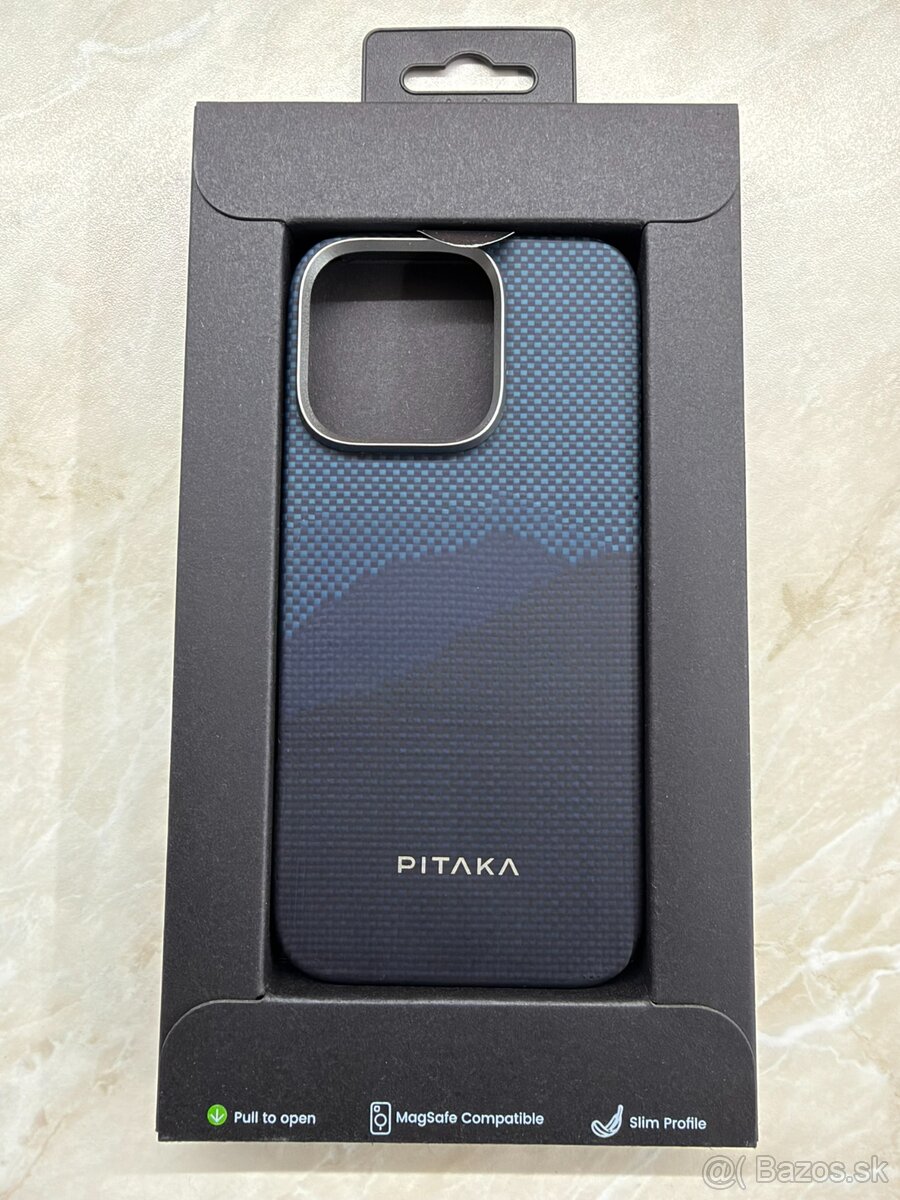 PITAKA Tactile Woven Case pre iPhone 16 Pro - TOP - 2