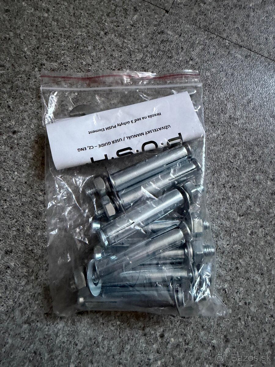 Hrazda Push element na stenu - 2