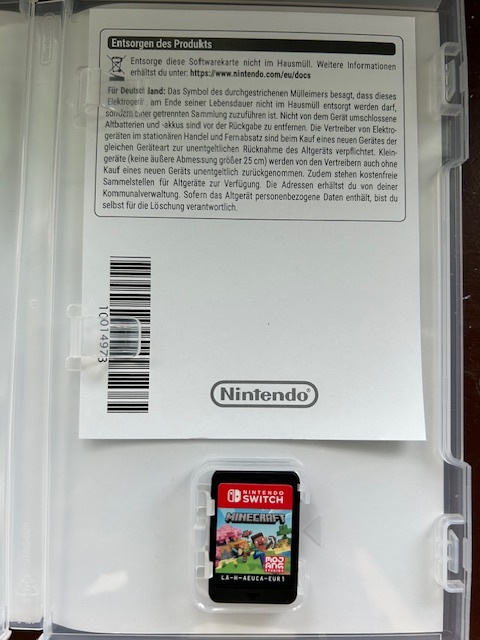 NIntendo switch nova hra MINECRAFT karta - 2