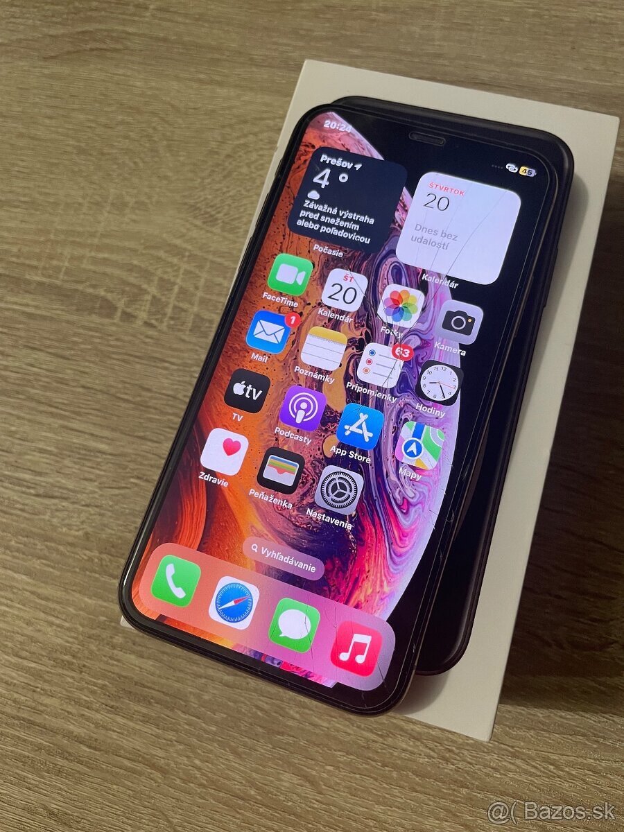 iPhone Xs / 256GB Gold prasknutý displej - 2