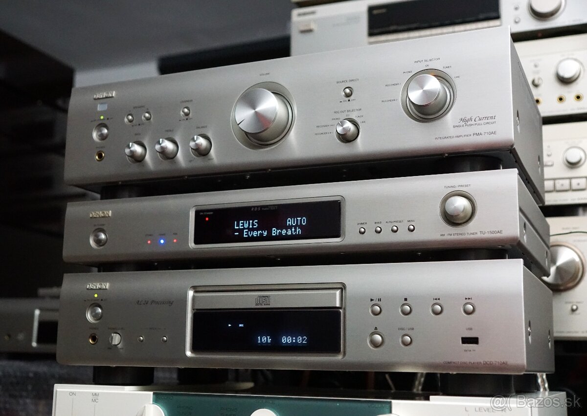 DENON PMA 710 AE zesilovač plus CD DCD 710 AE - 2
