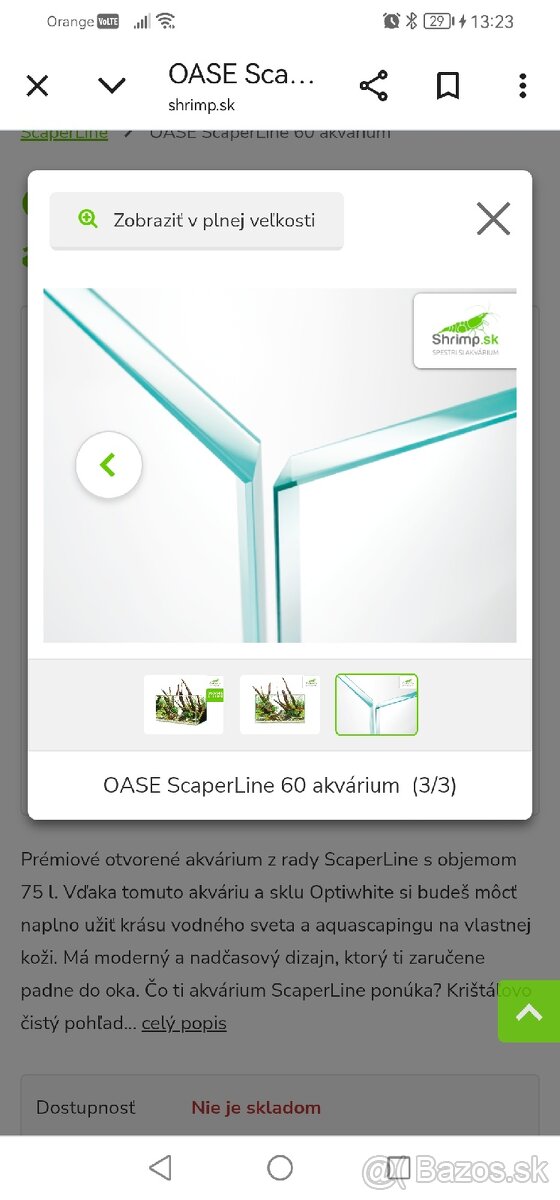 Predam akvarium Oase - 2