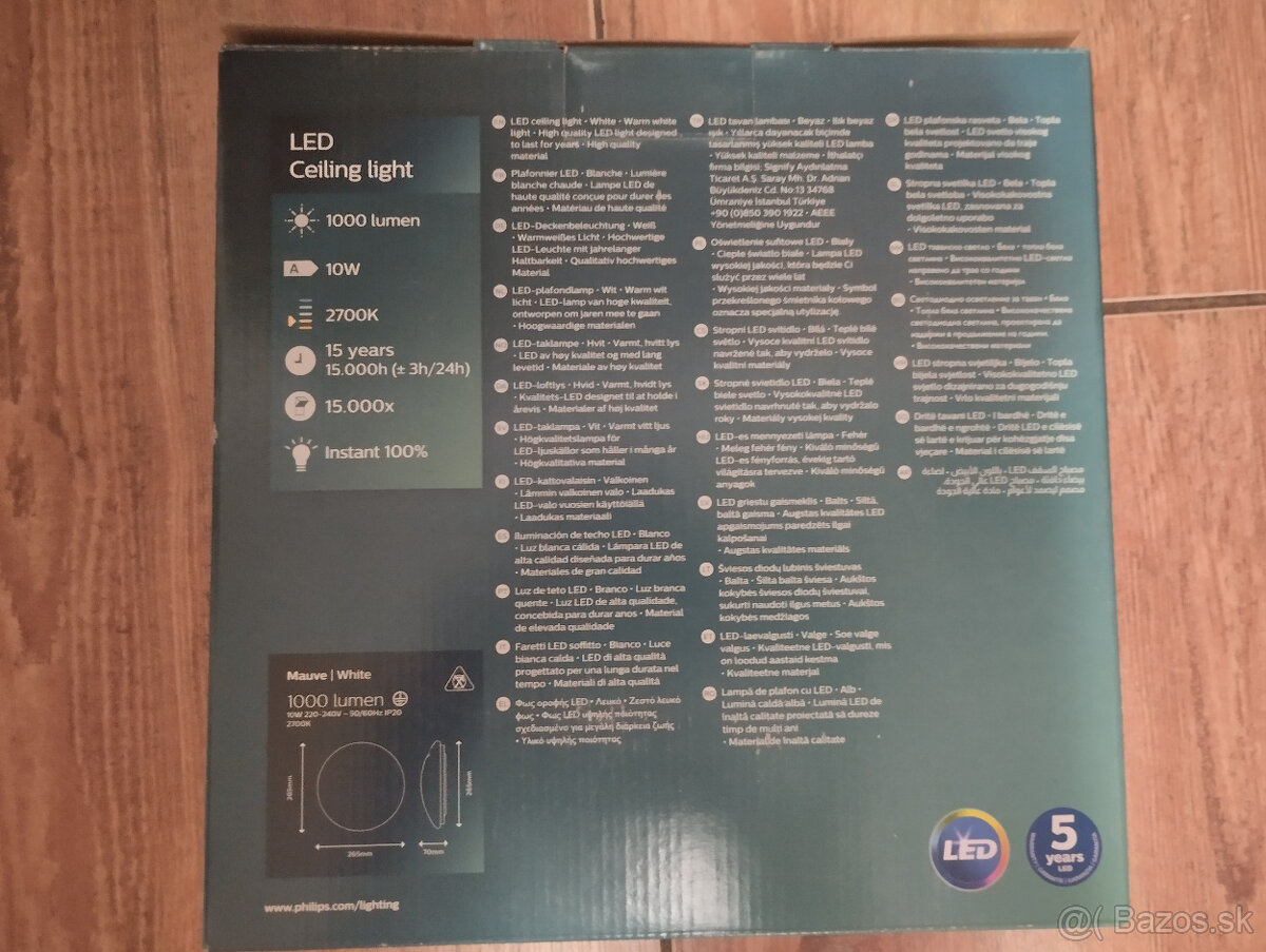 Predám stropné svietidlo Philips typ: 3209631PO - 2