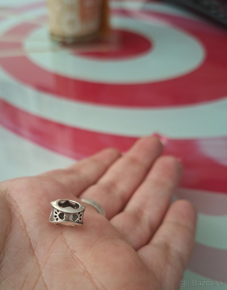 PANDORA korálka Odtlačok labky - 2