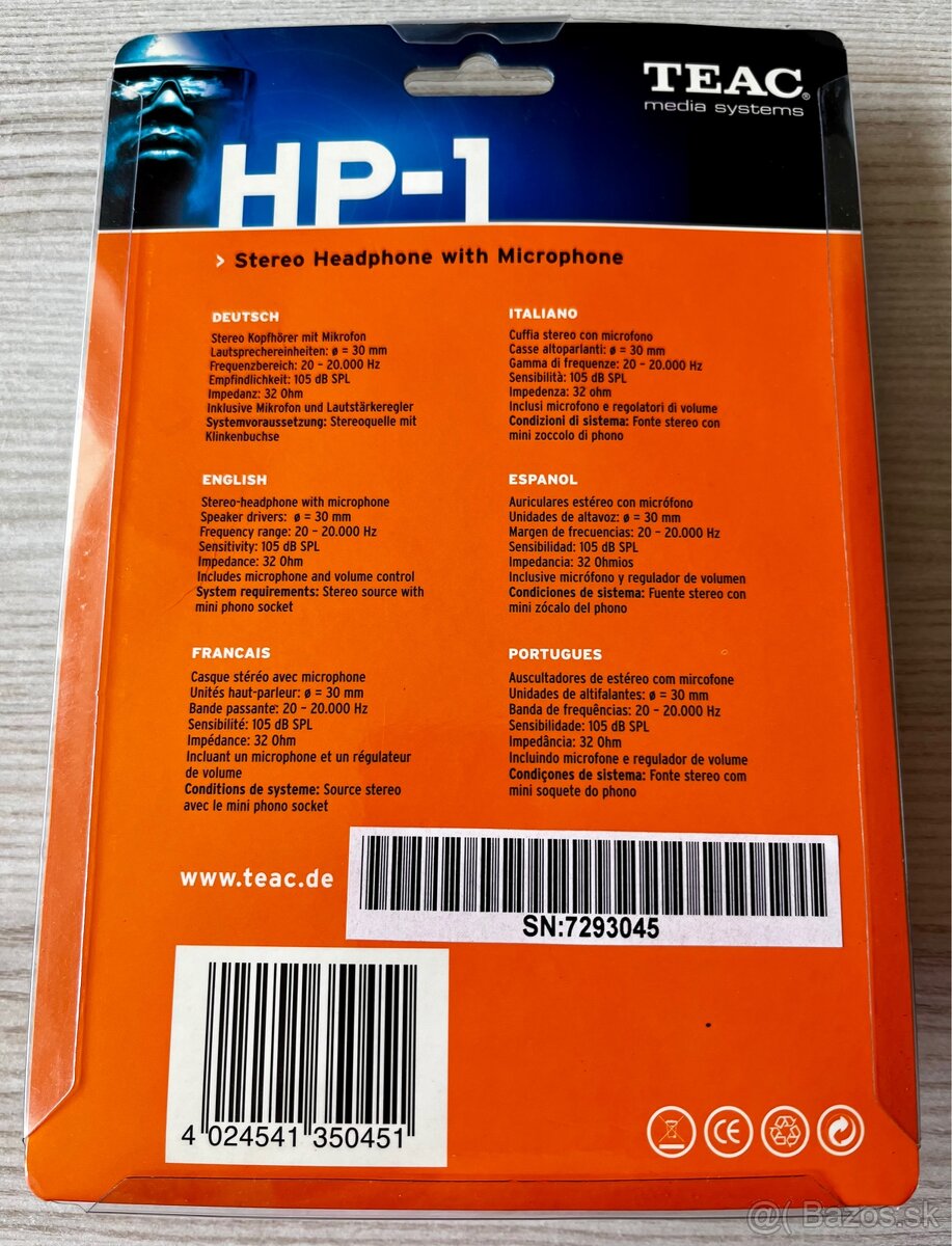 Stereo slúchadlá s mikrofónom - 2