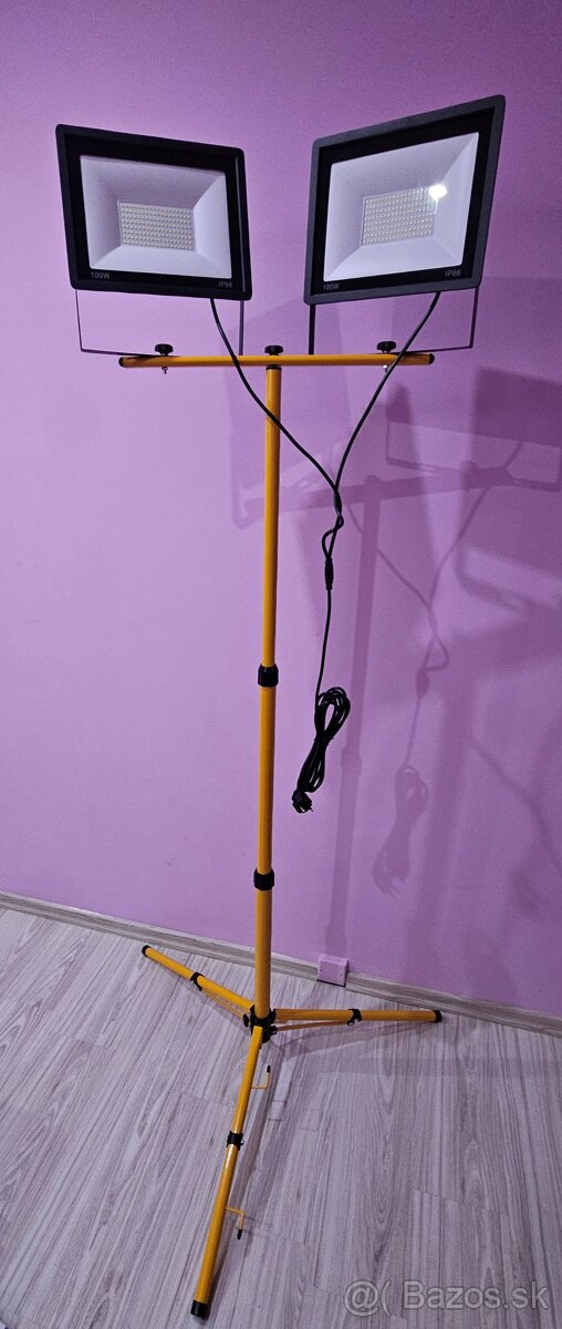 Led reflektory 2-100W + stojan - 2