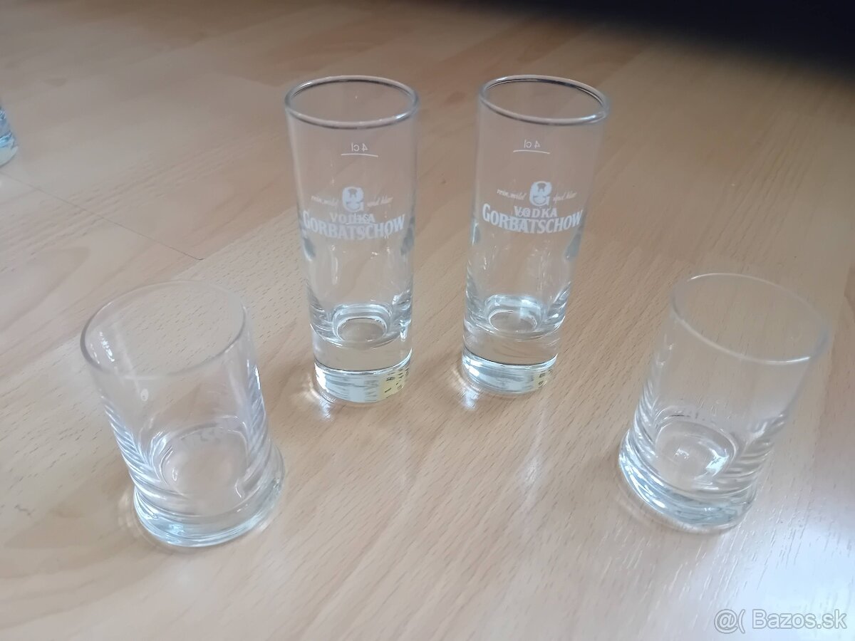 Sklenené poháre na pivo koňak a iné, gratulačné - 2