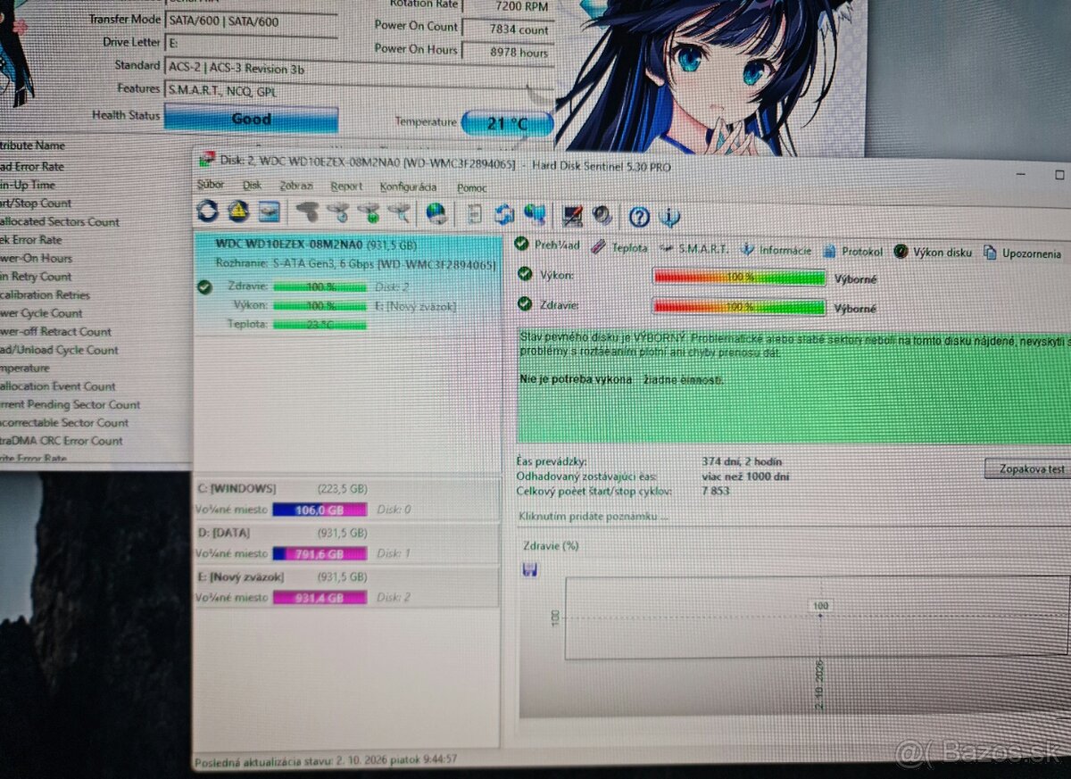3.5" WD 1TB HDD - 2