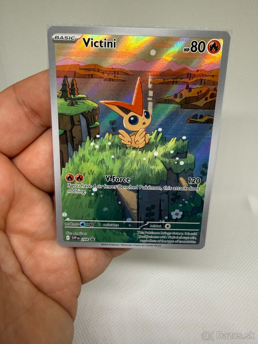 Pokémon karta Victini – SWSH Promo – N MINT – ORIGINÁL - 2