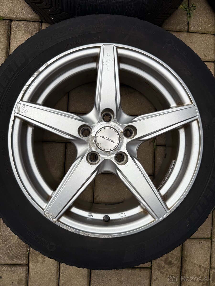 Hliníkové disky 5x112 r16 205/55 r16 - 2
