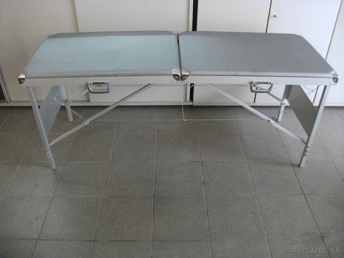 Predám hlinikový-mobilný masérsky/kozmetický stôl. - 2