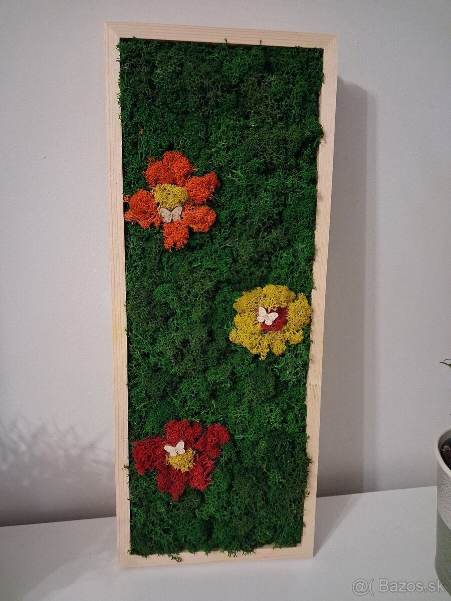 Machový obraz Kvety - 2