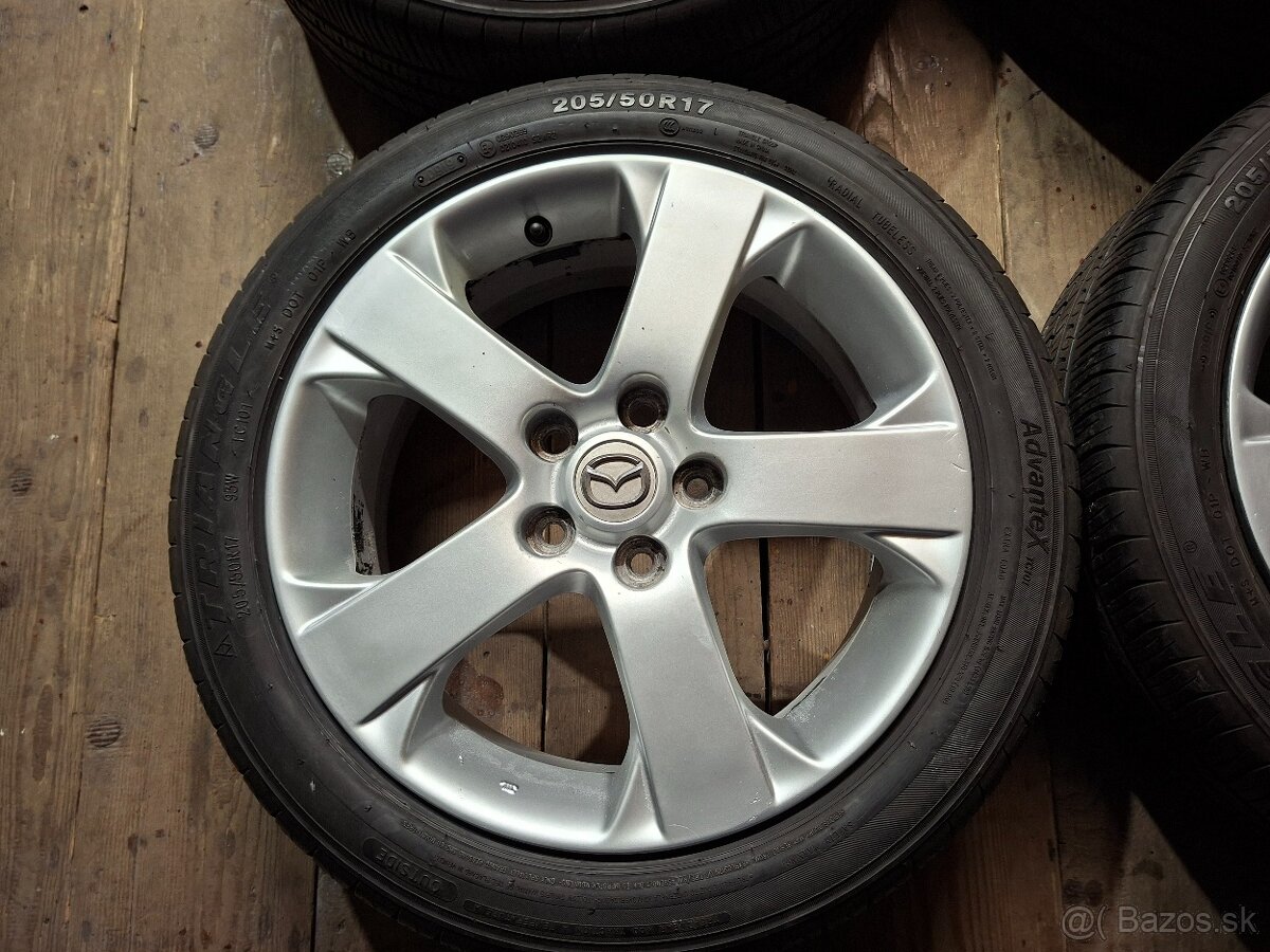 Predám hlinikové disky Mazda 3---R17 - 2