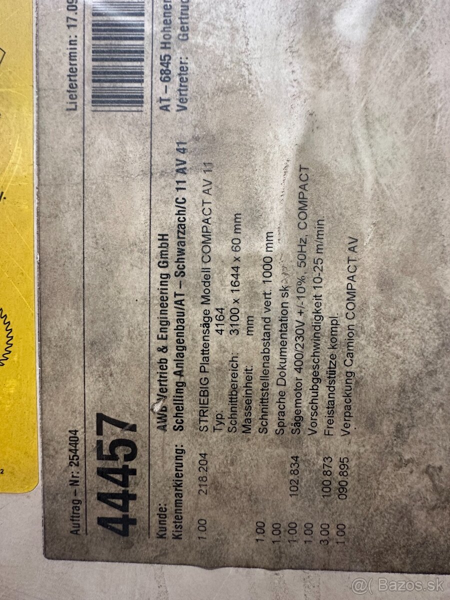 STRIEBIG COMPACT AV11 4164 Píla - 2