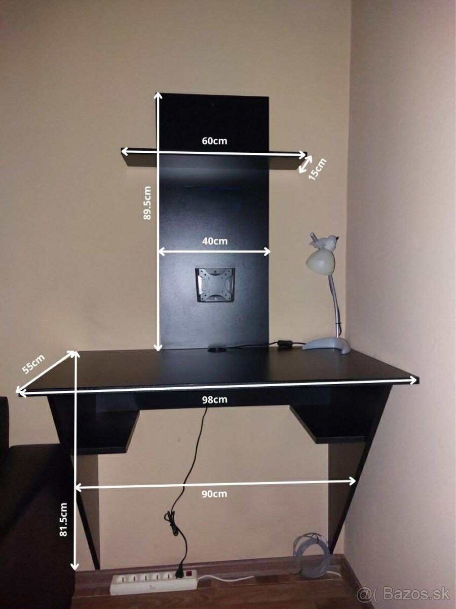 PC stolík + TV stena - 2