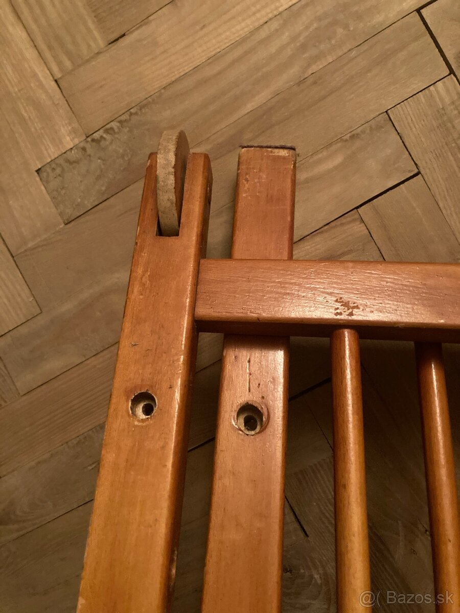 Detská drevená postielka za čokoládu - 2