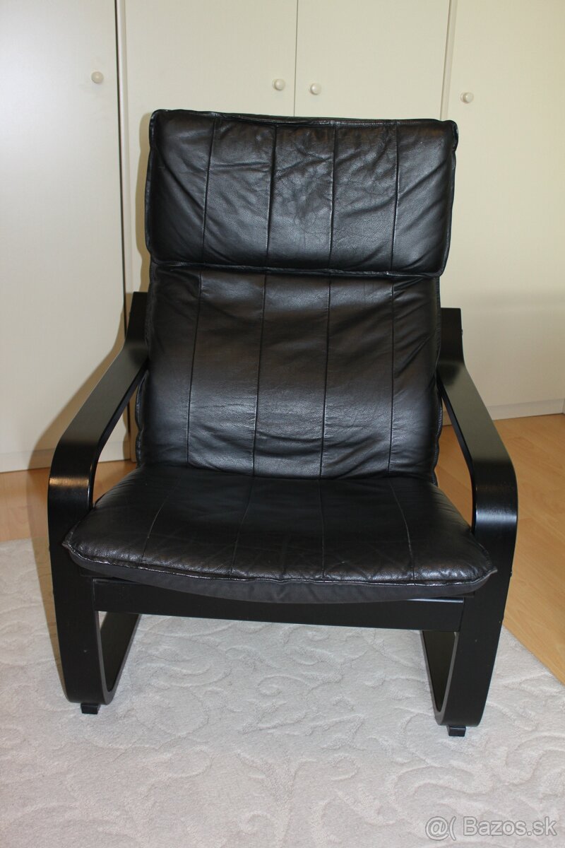 Kožené kreslo pravá koža - 2