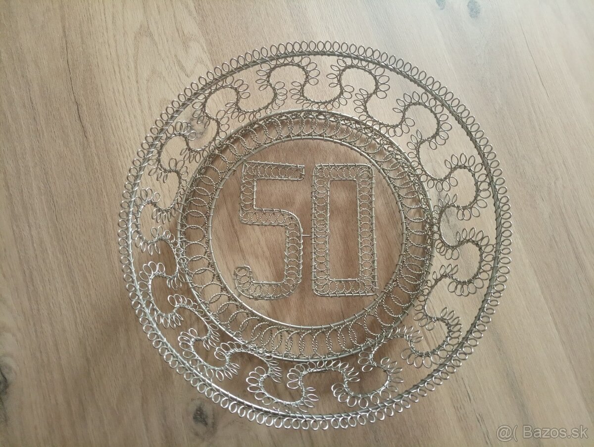 Umelecký drôtený košík - 2