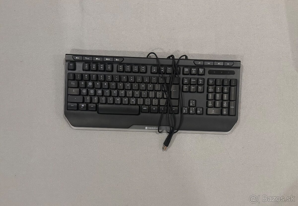 Herná Klávesnica, myš, podložka - 2