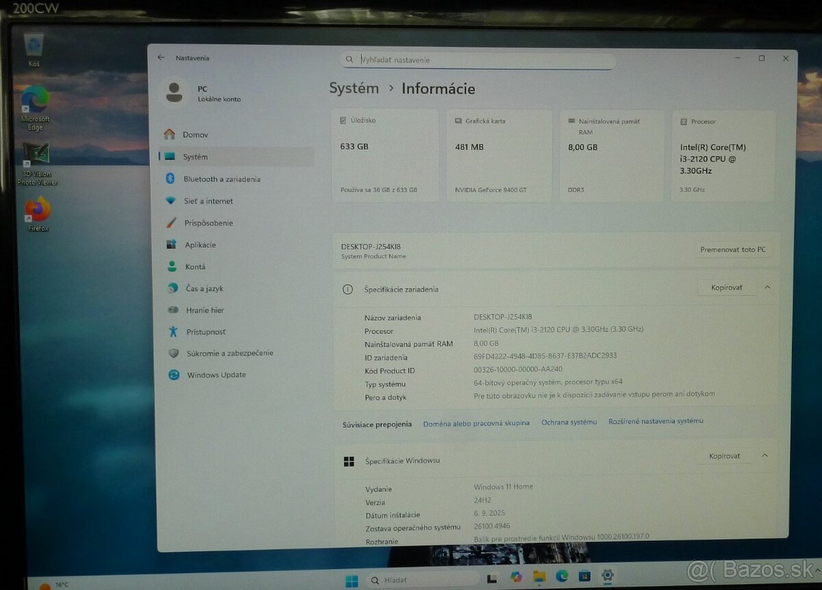 Počítač PRESTIGIO Core i3 s Windows 11 + príslušenstvo - 2