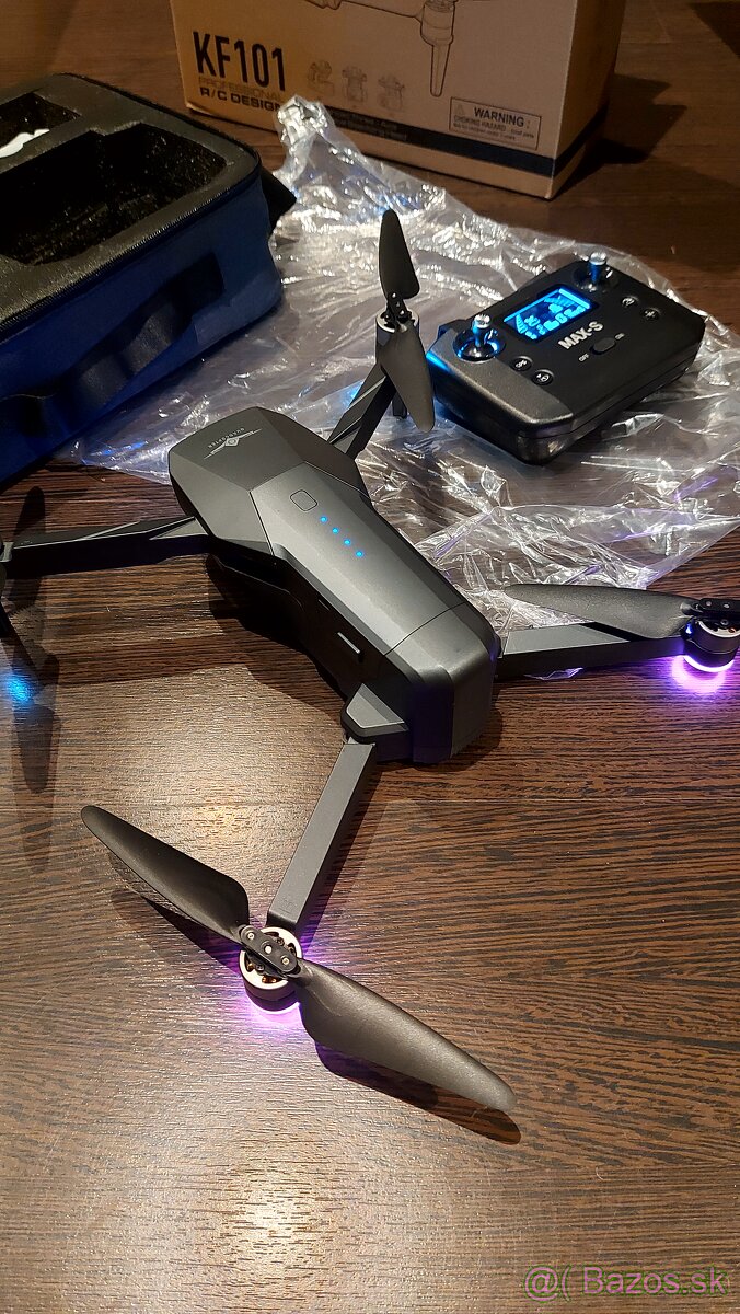 Dron KF-101 MAX-S 4K kamera + bateria+vrtule extra - 2
