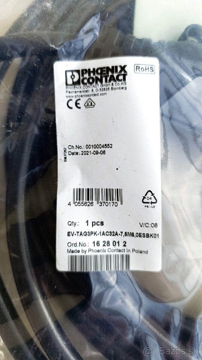 Nabíjací kábel elektro mobil EV-TAG3PK 1628012 - 2