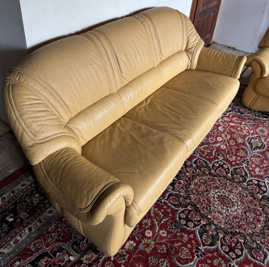 Kožená sedací souprava 3+1,5837 - 2