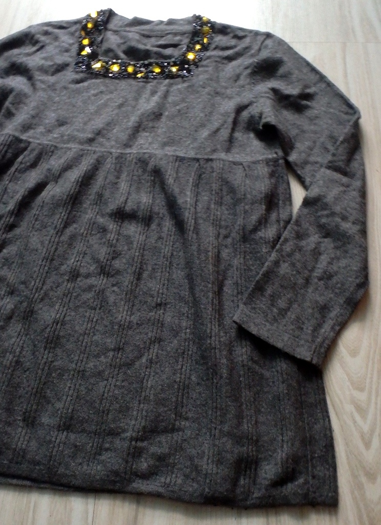 Šedá tunika/svetrík, v. M/L - 2