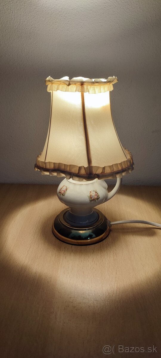 Porcelánová stolová lampa - 2