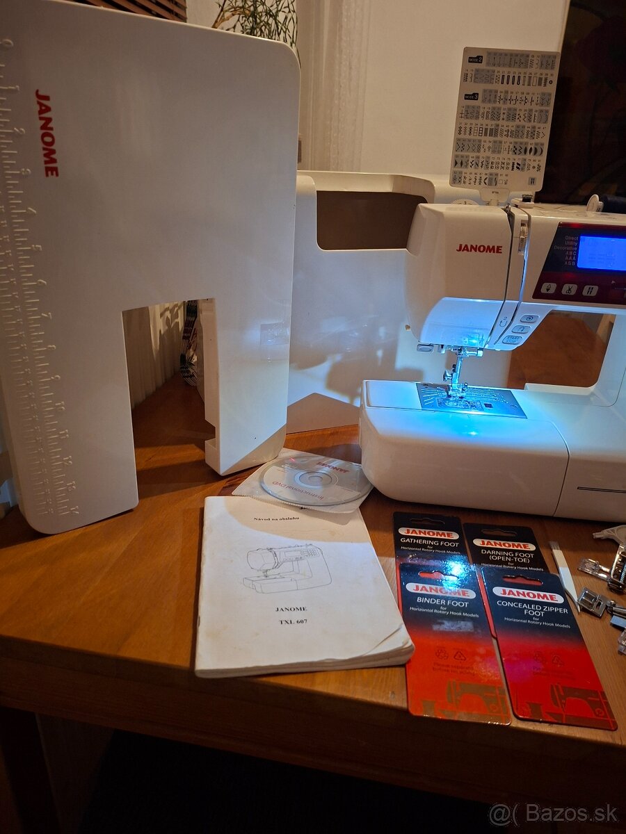 Šijací stroj JANOME 607txl - 2