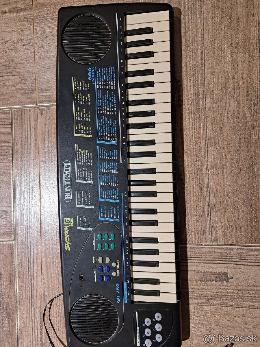 Klávesy keyboard - 2