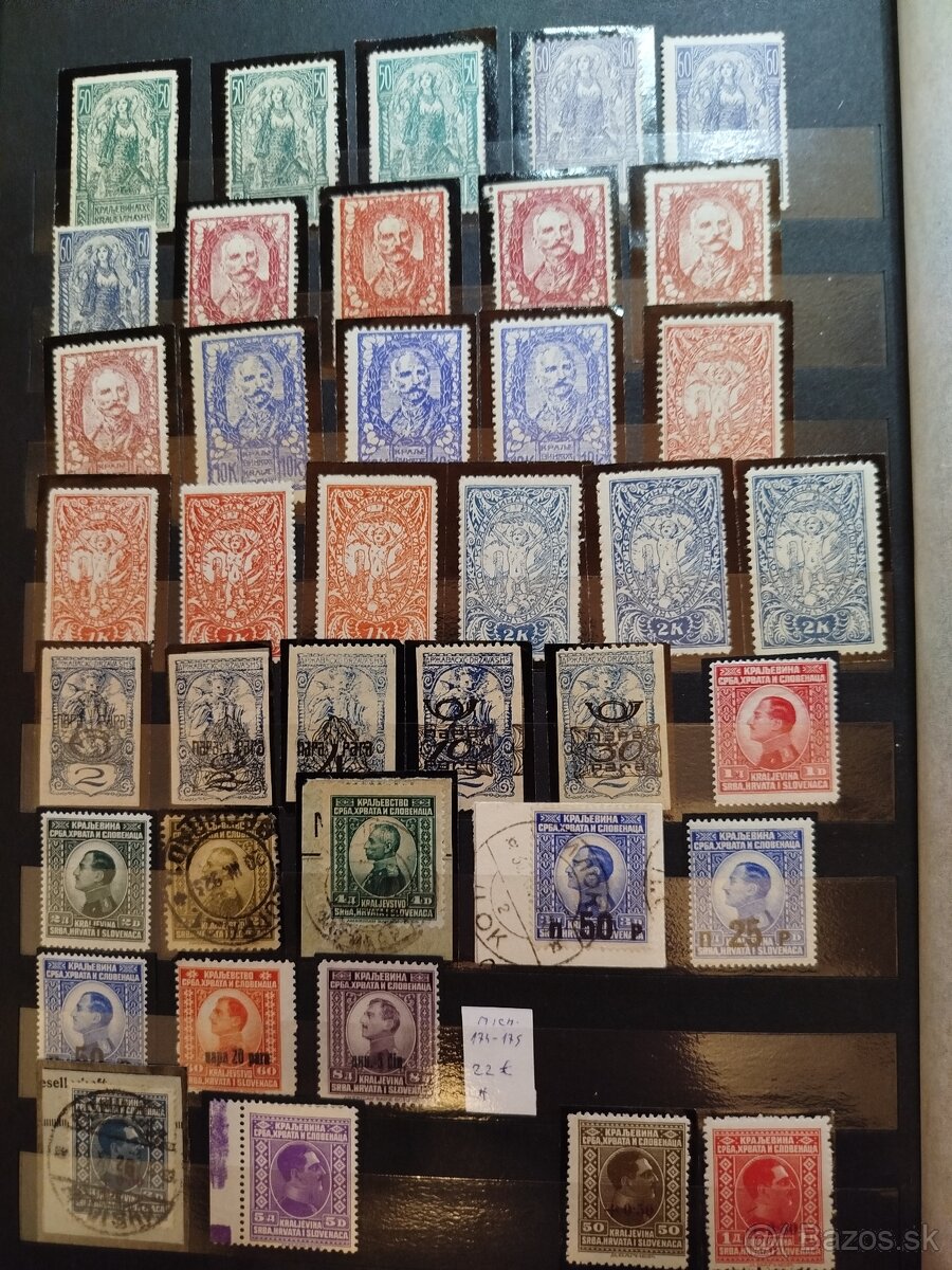 partia starých známok - Balkán - 2