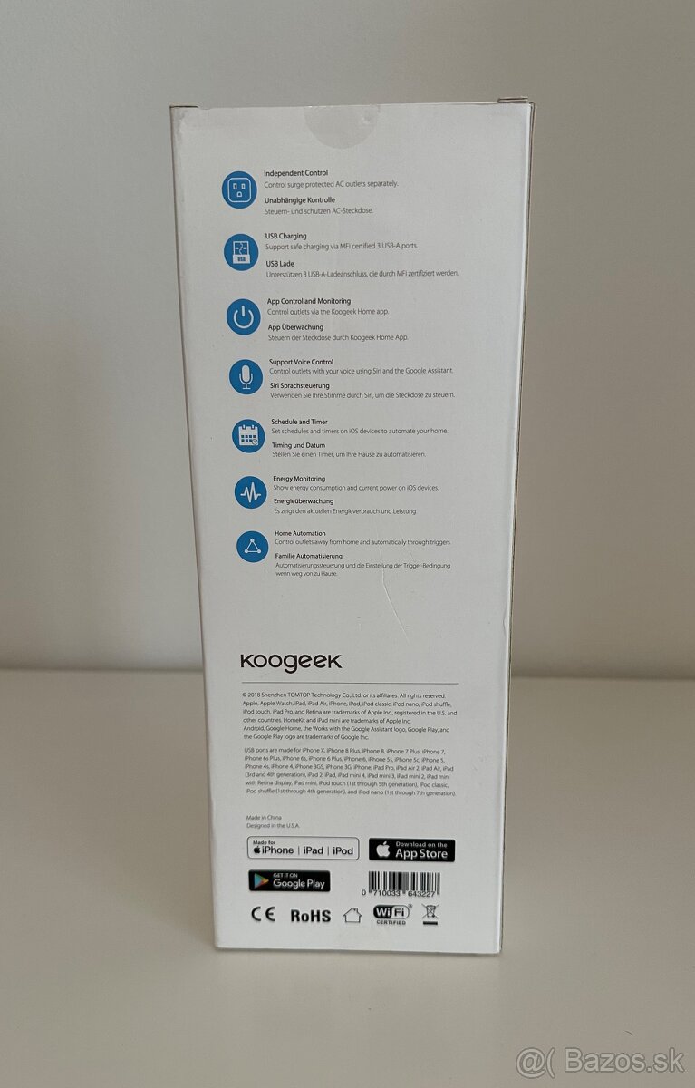 Koogeek smart outlet Apple HomeKit - 2
